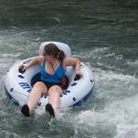 having fun on the river
